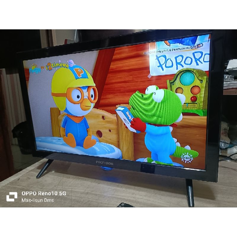 POLYTRON PLD24D8520LED TV [24 Inch] ANALOG PERLU STB LAGI  kak HDMI ok