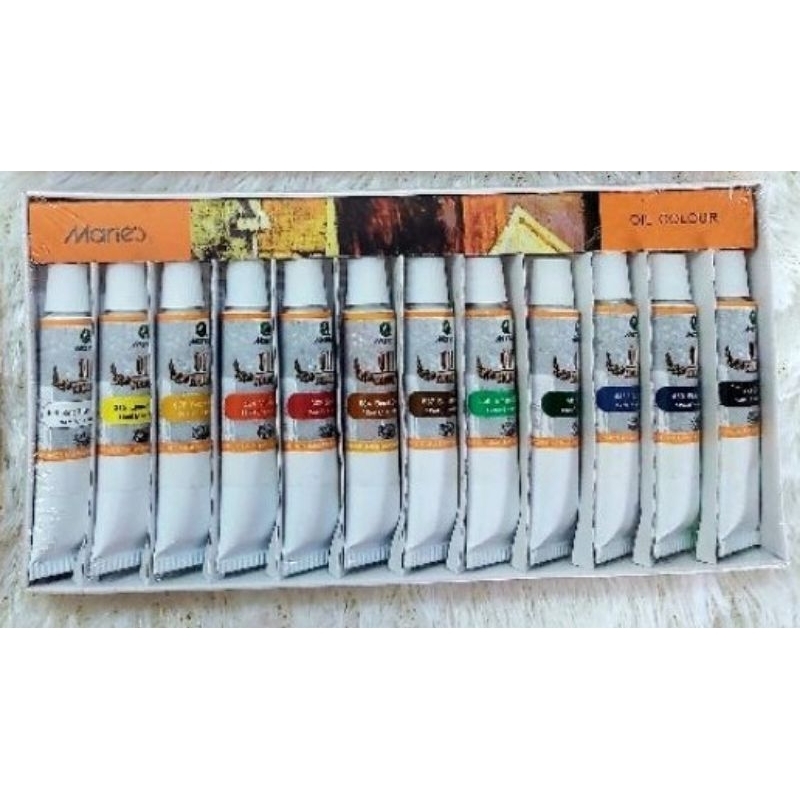 

Marie's Oil Colour | Cat Minyak Marie's 12 Tanpa Cover