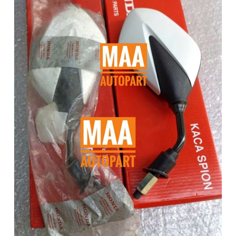 Mirror Assy Right Back Kaca Spion Vario 110 CW 2006 - 2014 White Putih 88110KVB930PFW 88120KVB930PFW