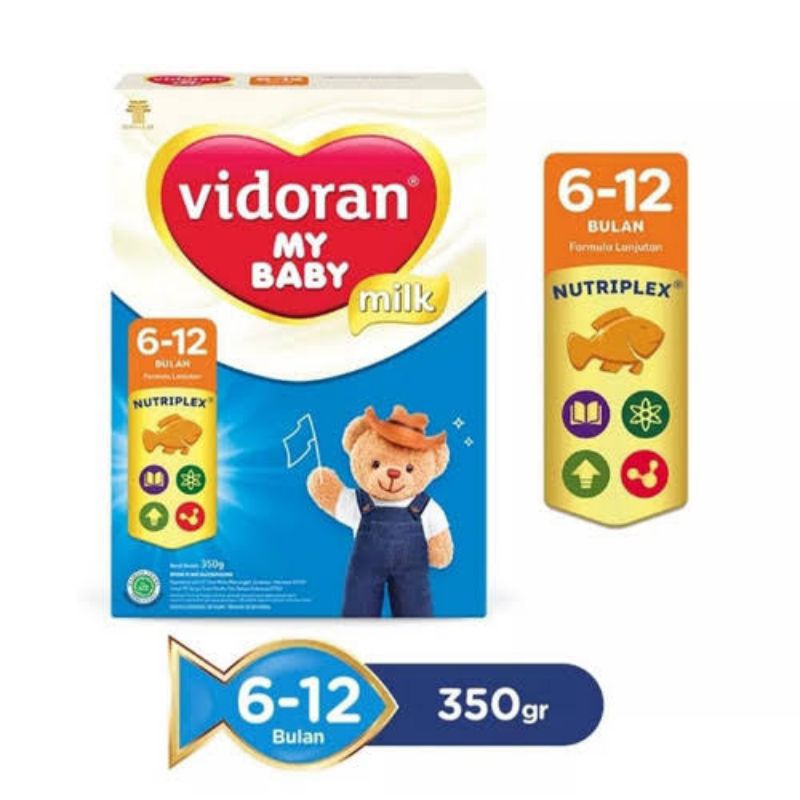 VIDORAN my baby susu formula bayi 6-12 bulan 350gram