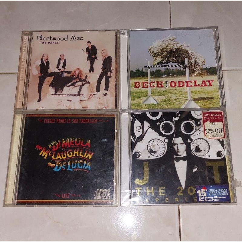 cd barat original FLEETWOOD MAC-The Dance / BECK-Odelay / AL DIMEOLA, JOHN McLAUGHLIN, PACO DE LUCIA