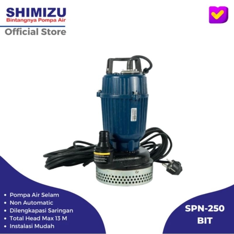 SHIMIZU POMPA AIR CELUP AIR BERSIH SPN-250BIT