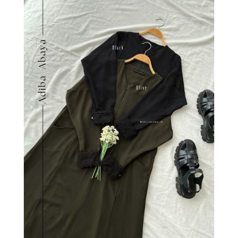 ADIBA ABAYA BELLALUNA.ID | GAMIS RENDA | GAMIS SYARI