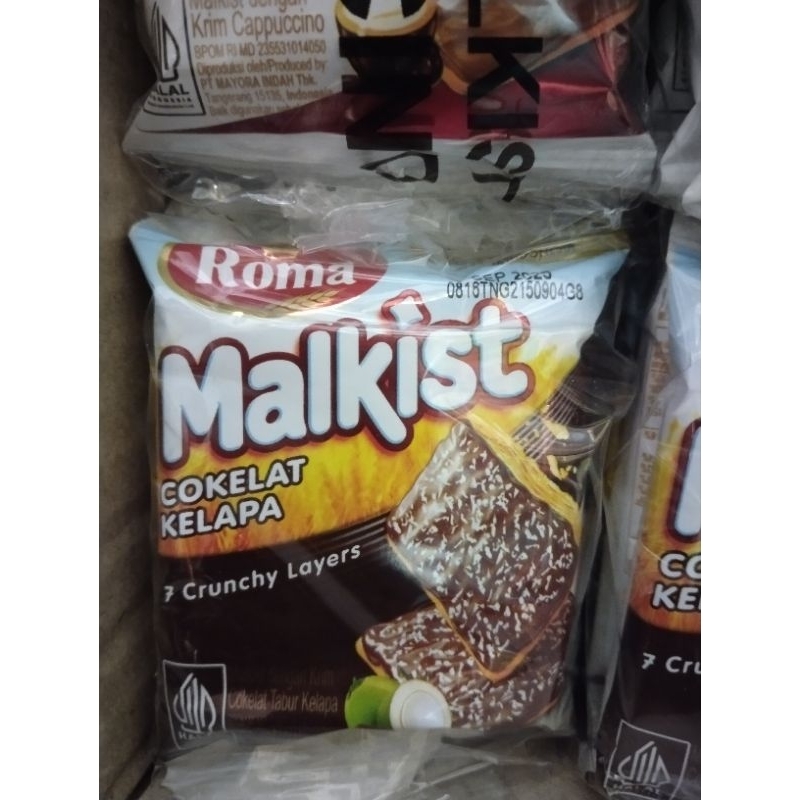 

Roma Malkist Renteng 1 renceng isi 10 sachet @18 gr