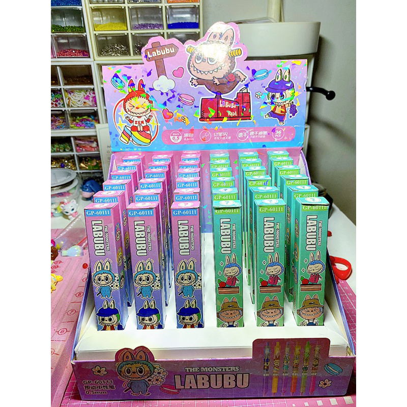 

PULPEN BALLPOINT BLIND BOX LABUBU CRY BABY MONSTER TEARS