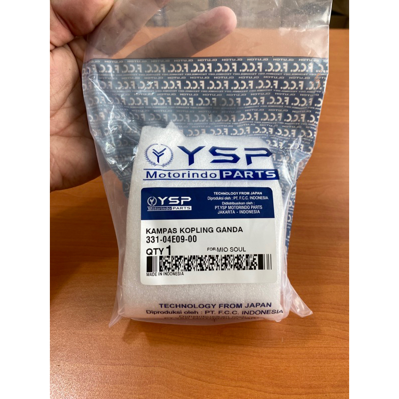 YSP Kampas Kopling Ganda Only Mio Soul 14D / Otomatis Ganda Kopling / Asli F.C.C
