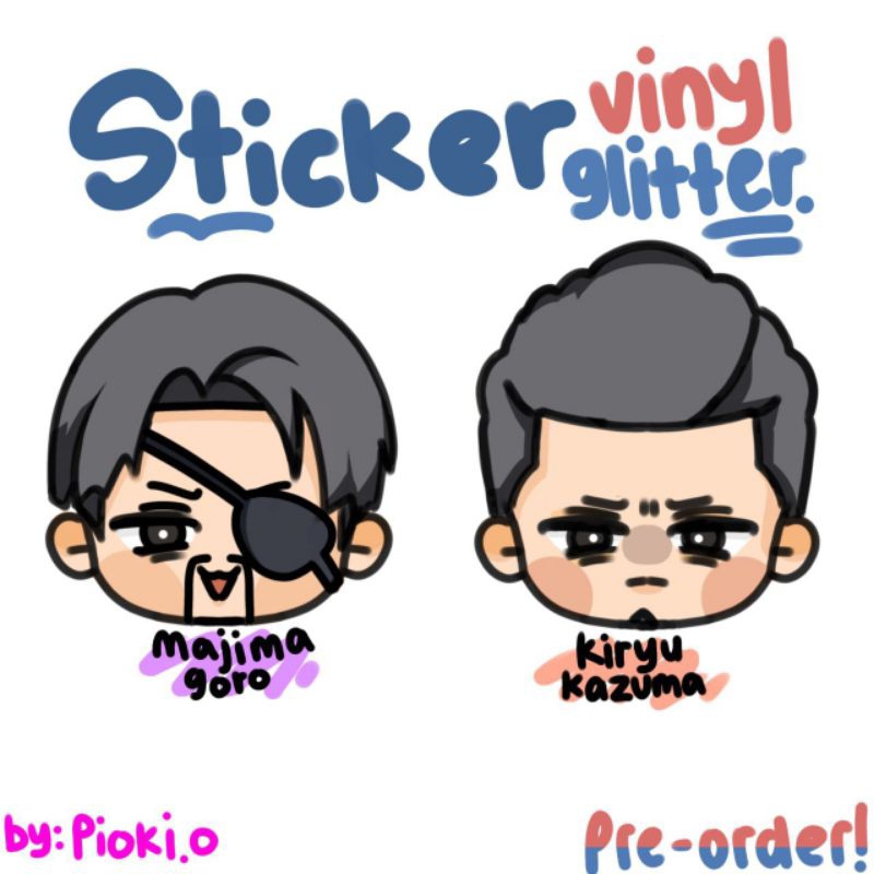 

Yakuza : Like a dragon vinyl sticker - by pioki.o