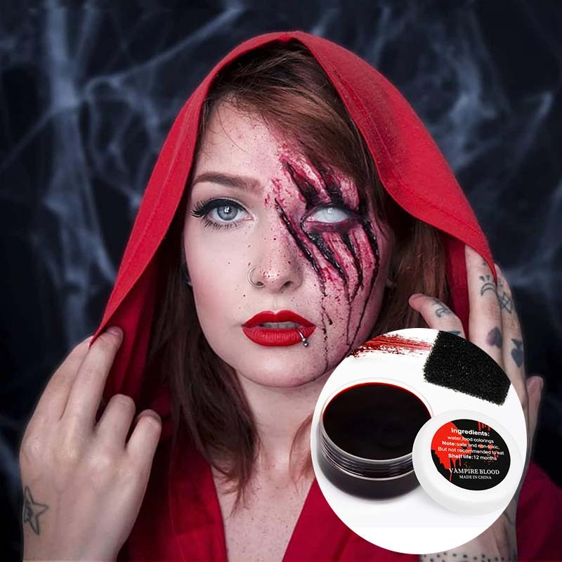 30g Darah Palsu Kental Fake Blood Make Up Cairan Darah Palsu Darah Mainan Halloween Cosplay Prank Pa