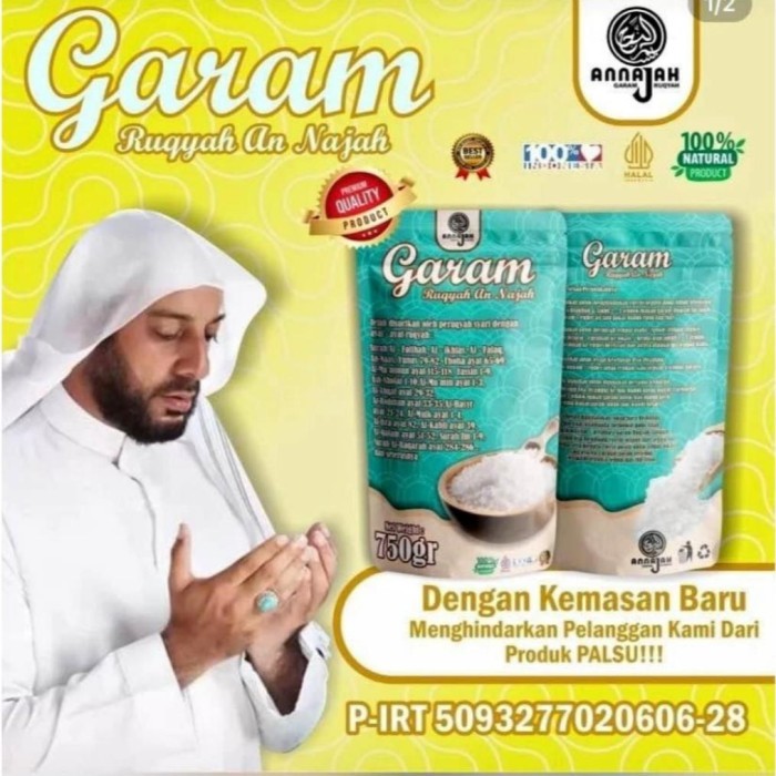 

Garam Ruqyah AnNajah 100% Original- Meruqyah/Menetralisir Rumah, Toko, Tempat usaha dari Energi Negatif atau Jin