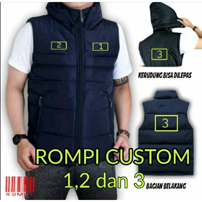 JAKET CUSTOM SABLON SUKA SUKA ( TIDAK BISA COD / BAYAR DI TEMPAT) / JAKET ROMPI GEMBUNG / JAKET CUST