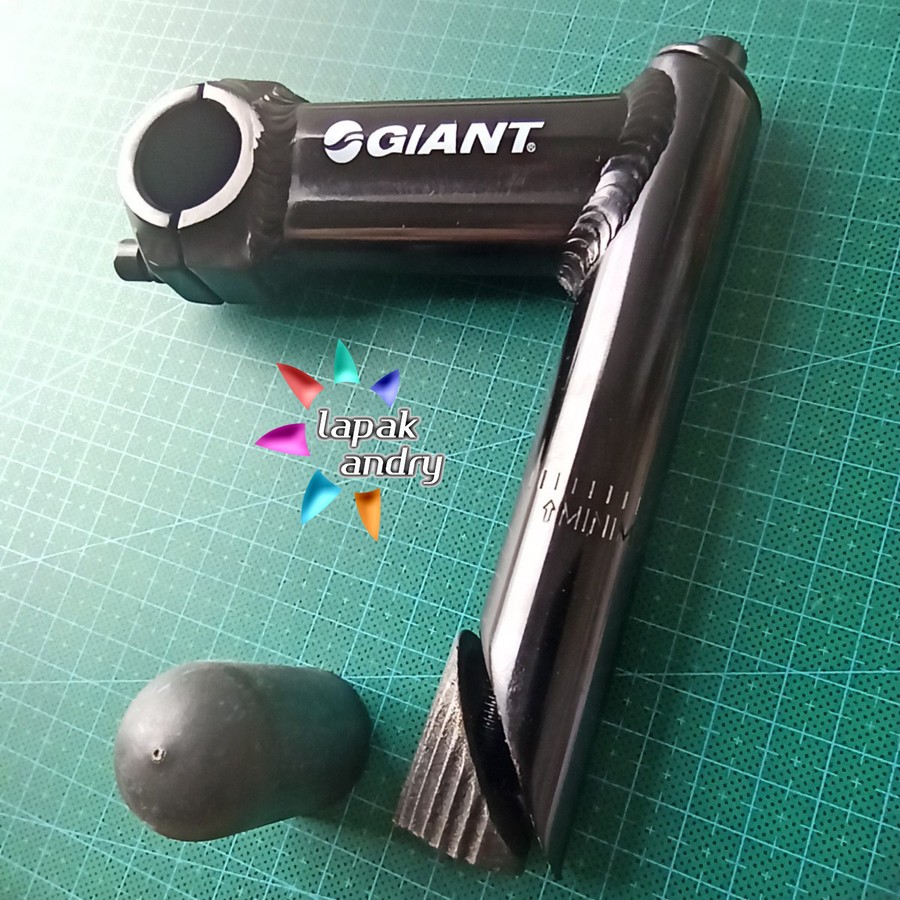 LapakAndry GIANT Stem Sepeda Bango 25.4mm 25,4mm Stang Alloy NOS Vintage Original