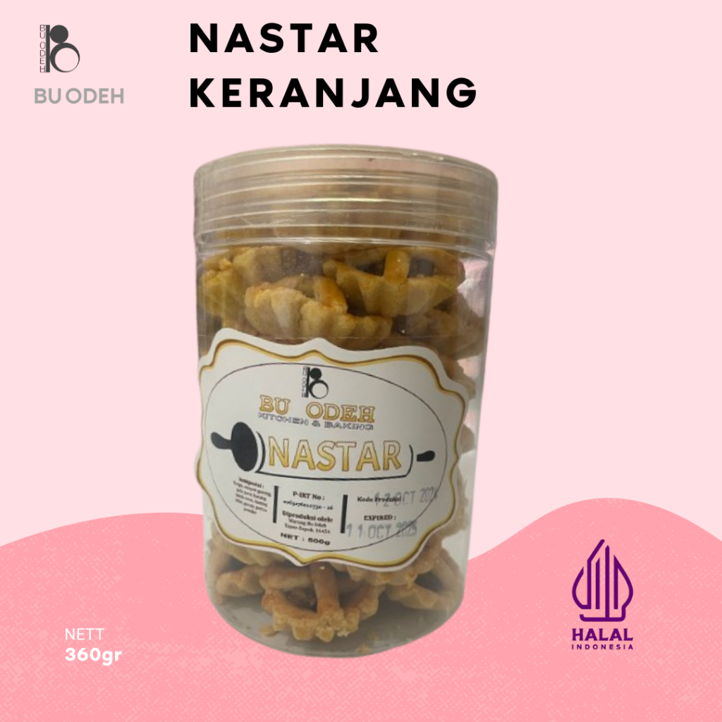 

Nastar Keranjang 360gr - Nastar Bu Odeh - Nanas