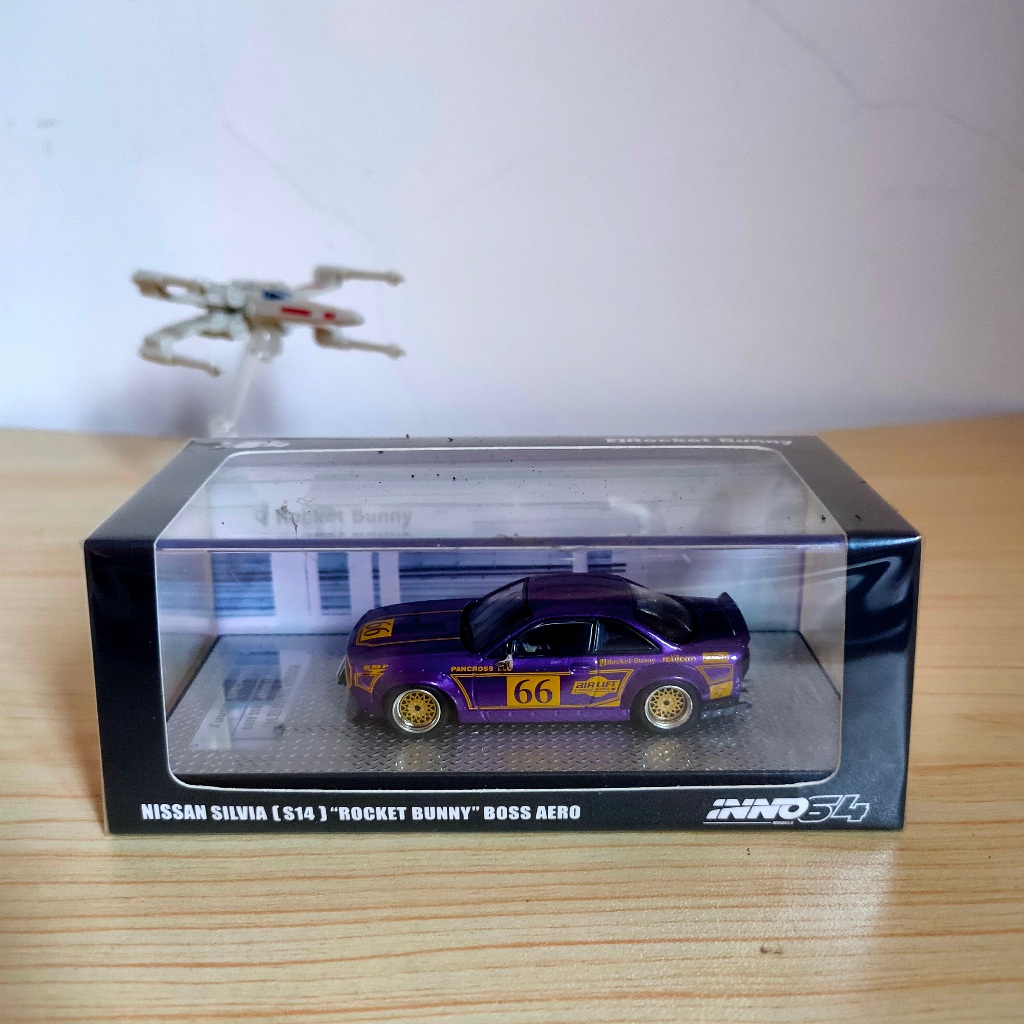 Inno64 Inno 64 Silvia S14 Rocket Bunny Boss Aero Purple