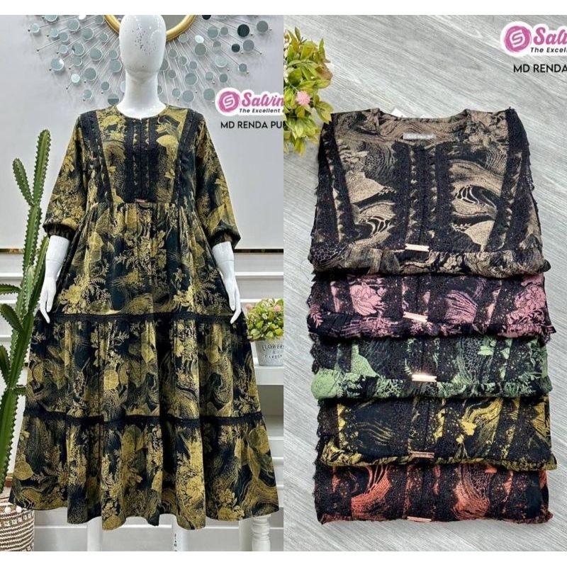 Midi Dress Salvina Ys Renda Puring