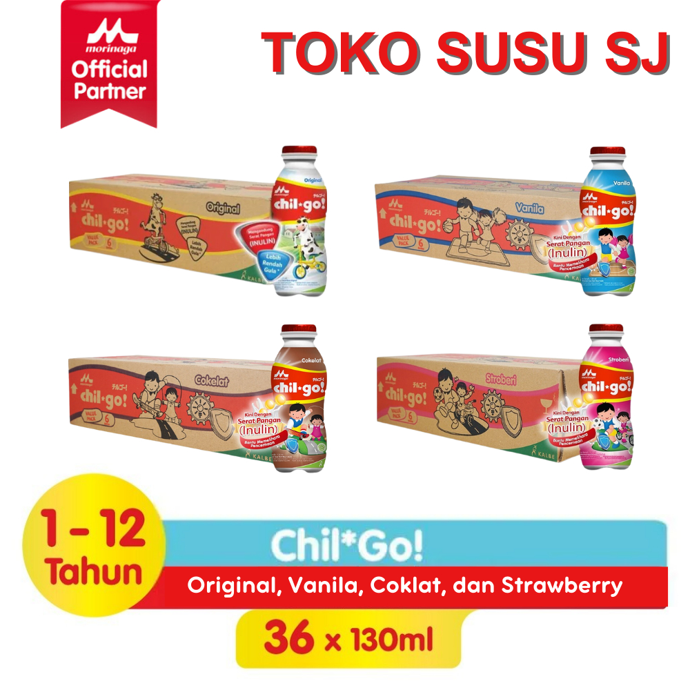 

CHIL GO/CHILGO CAIR LIQUID uht CARTON 36X130ML VANILA COKLAT STRAWBERRY ORIGINAL MELON MADU/KARTON/CHILGO/carton/liquid/36 X 130ML/karton/36pcs