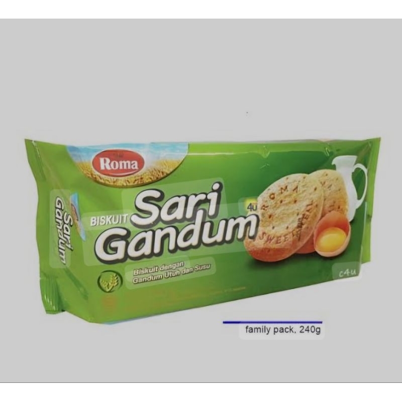 

Roma Biskuit Sari Gandum 240G