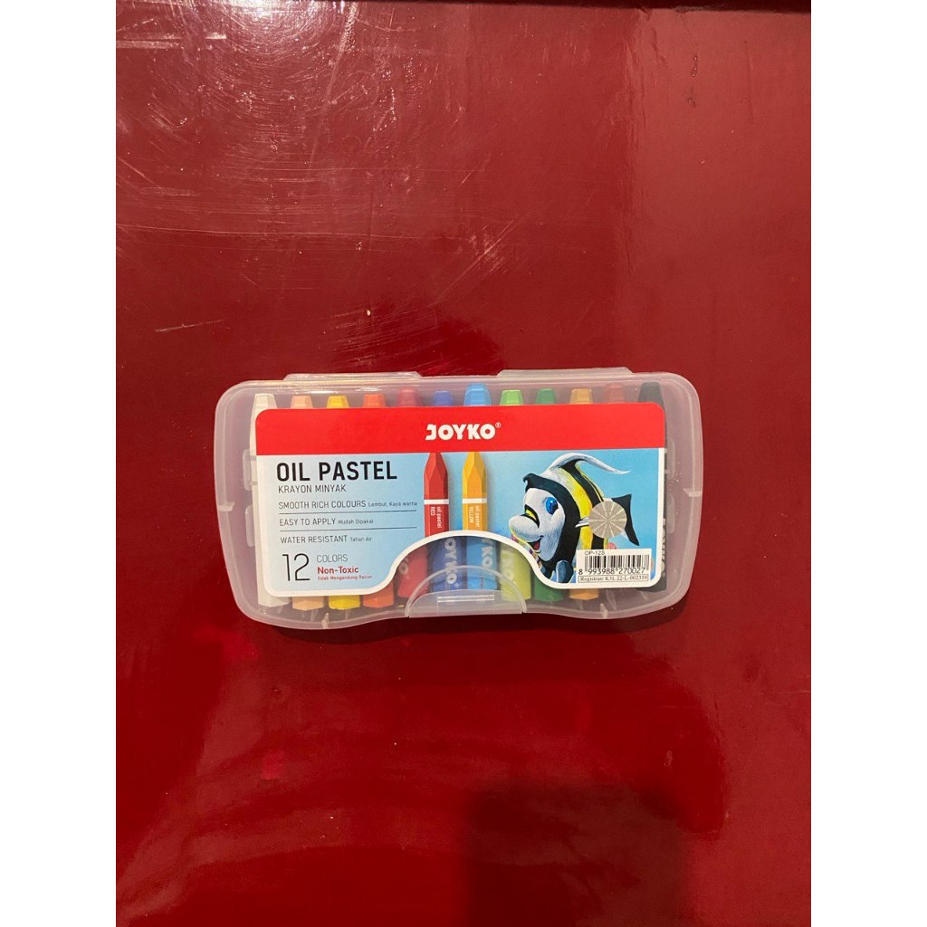 

Crayon/Krayon Minyak Joyko 12 Warna Oil Pastel OP-12S