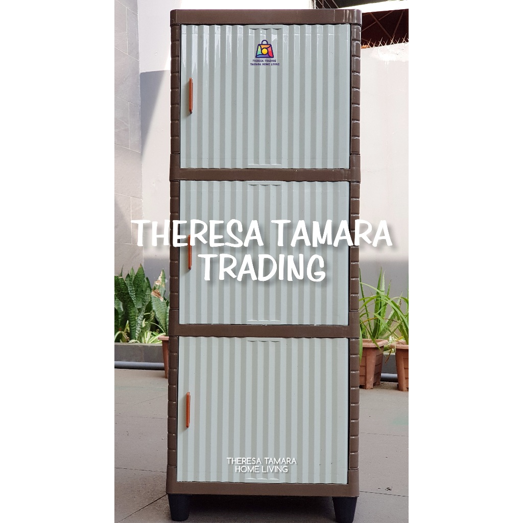LEMARI LOKER LOCKER PLASTIK CLUB FAL 3 ALFA LINE 3 SUSUN 3 NEW DESIGN