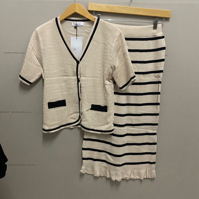 Setelan Wanita Knit by TOPPING BKK | One Set Knit import Bangkok