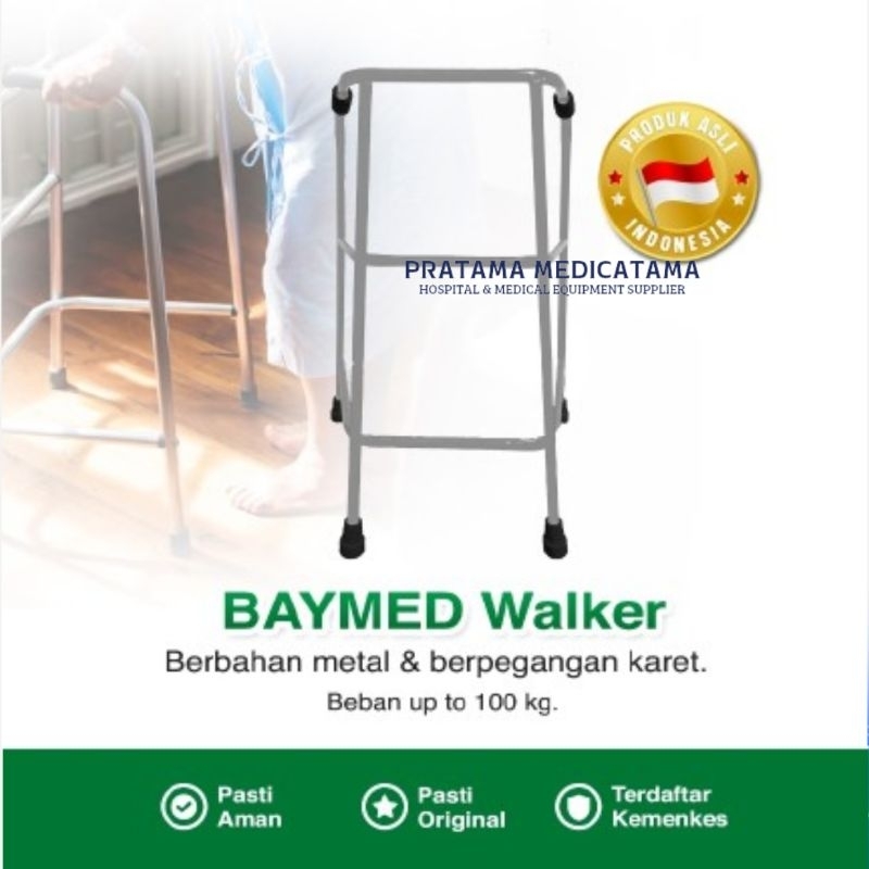 Walker Kaki 4 Alat Bantu Jalan Orang Tua Lansia Baymed
