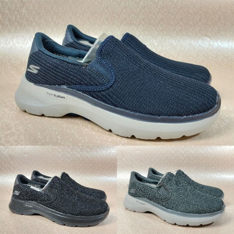 Skechers Gowalk 6 Anaglyph) Skechers Sepatu/Gowalk 6 Hyper Pillars Walking Shoes Pria/Sepatu Skecher