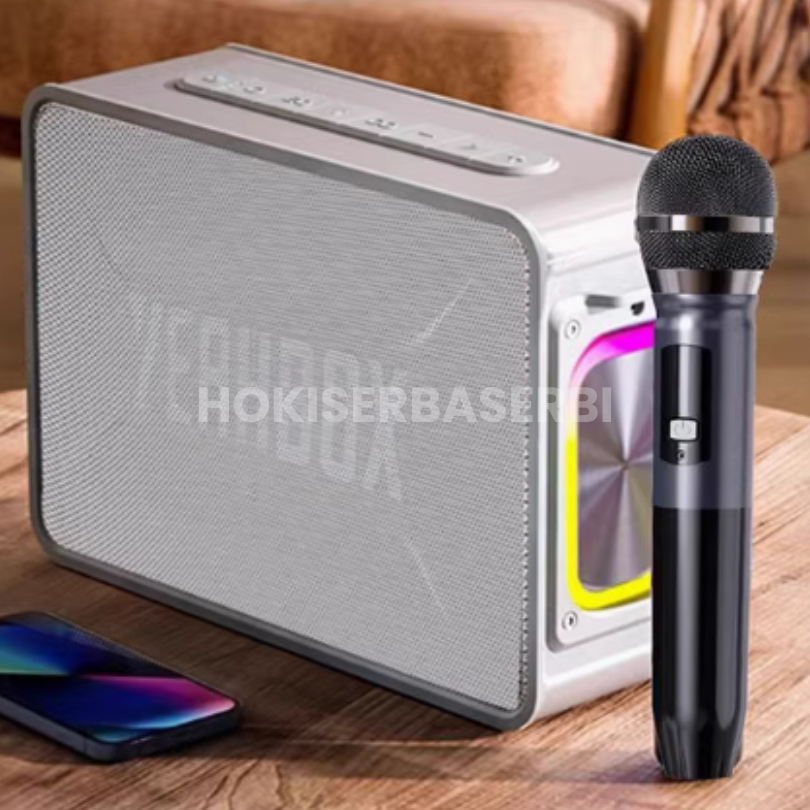 YEAHBOX Speaker Bluetooth M19 Speaker Wireless Original Karaoke KTV KBOX Luar Ruangan 200W Daya Ting