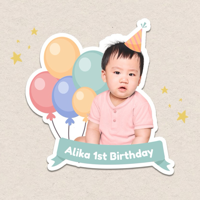 

Stiker Ulang Tahun Anak Custom Bento Hampers Birthday