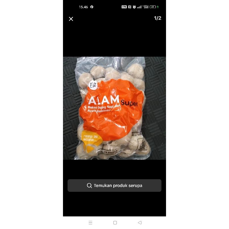 

bakso alam super daging sapi lokal mantap betull