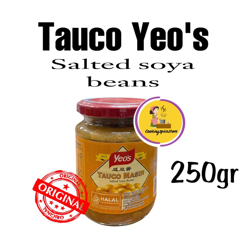 

Tauco Yeos Malaysia 250gr - Tauco Asin - Taucu Masin - Salted Soya Beans