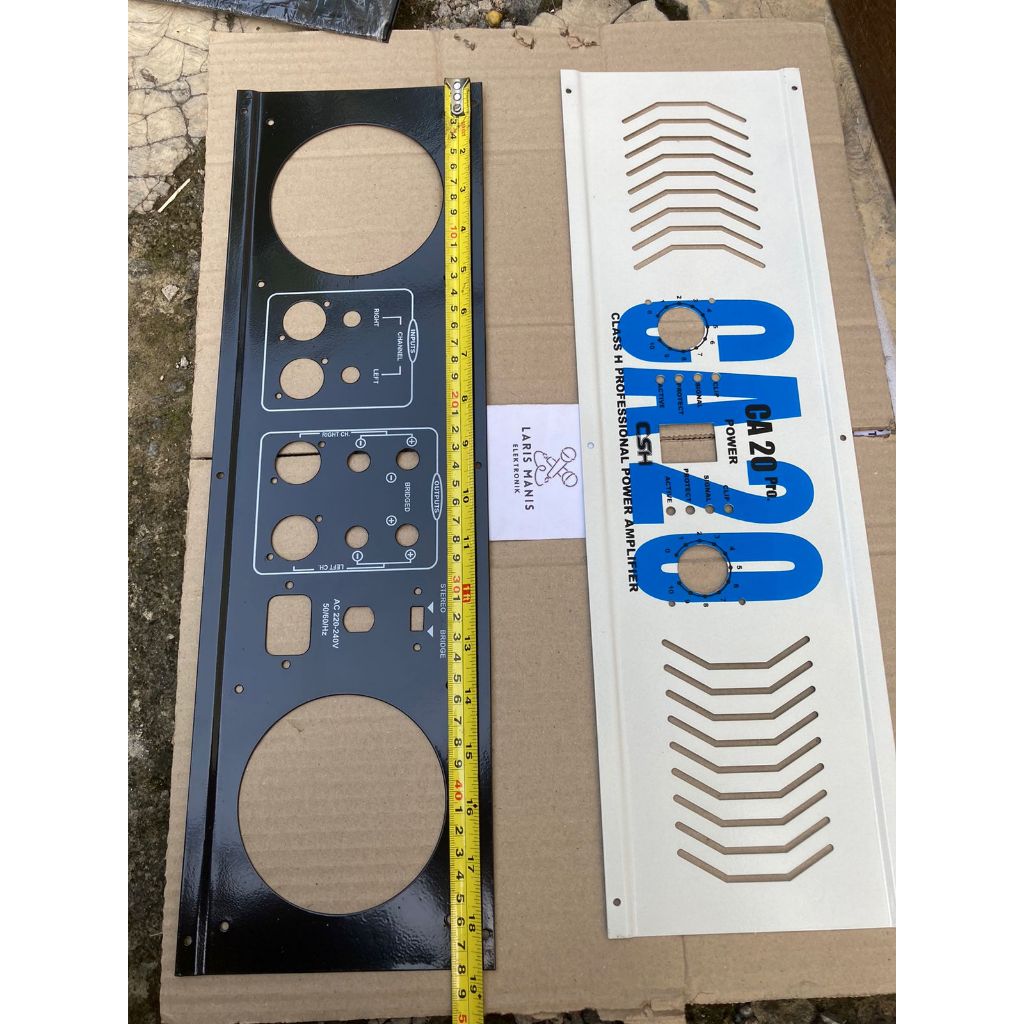 Panel Box Power CA20 ukuran 48 x 14 cm Putih Plat Tebal
