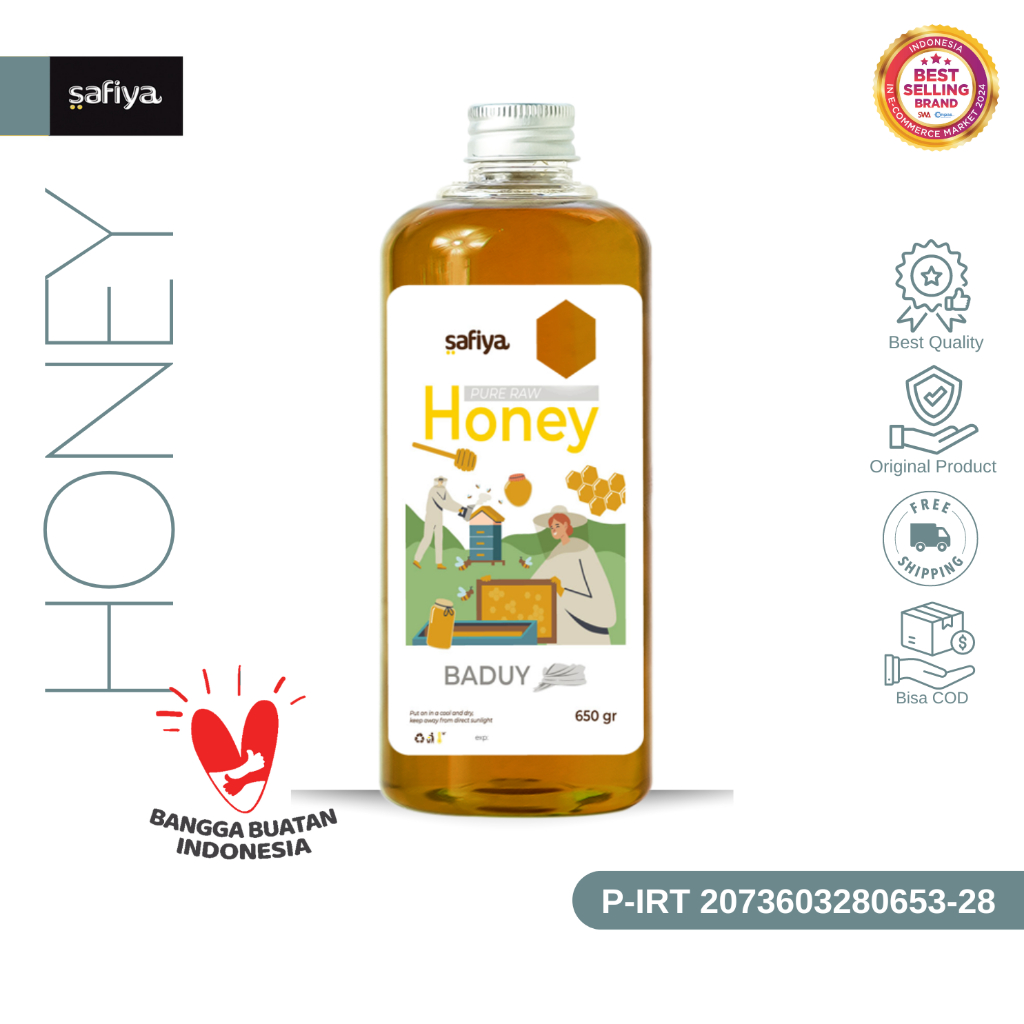 

Safiya Madu Murni Baduy 650 Gram Raw Honey Premium