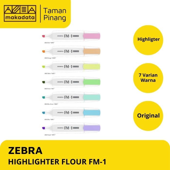 

ZEBRA HIGHLIGHTER / FLOUR FM-1 MILD (1 PCS)