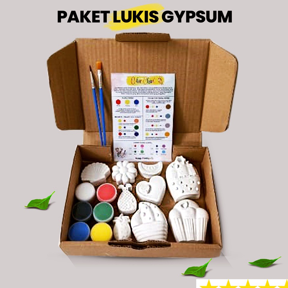 

Sekarang Populer Paket Lukis Gypsum Set Melukis Anak Lengkap Mewarnai Patung Gypsum Painting