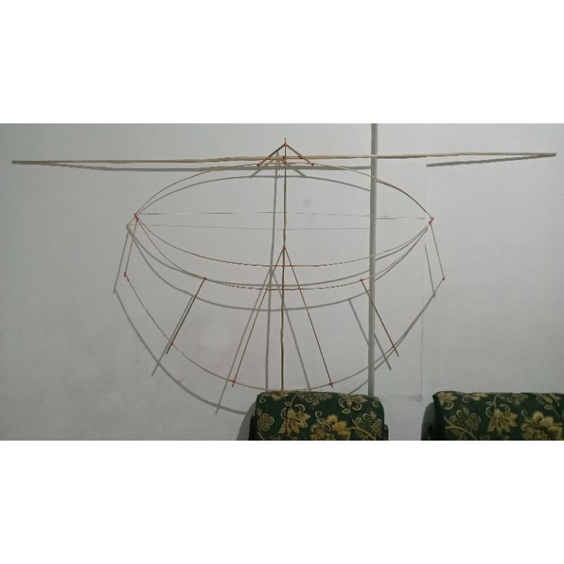 kerangka layangan Pegon ceper 1,2 ..