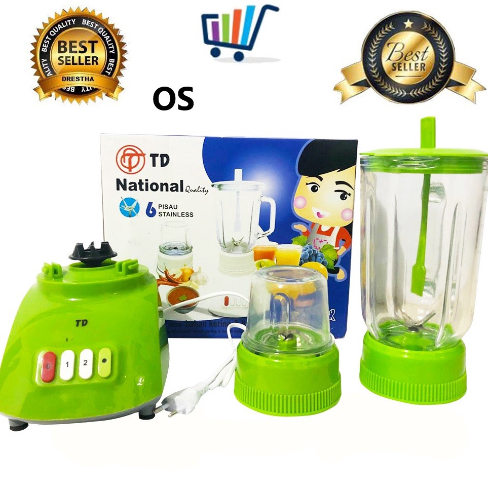 Paling Dicari  Blender Kaca National HC TRISONIC 3 in 1 TD Yamakawa Viva Blender Plastik es Buah Jui