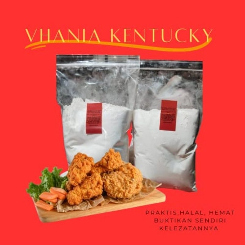 

Tepung Bumbu fried chicken Premium 1kg Merk Vhania