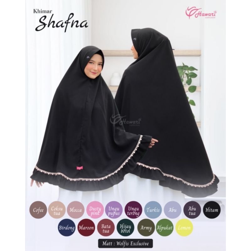 Taftazanistore - Khimar Shafna size XXL by Hawari Collection | Hijab Cantik