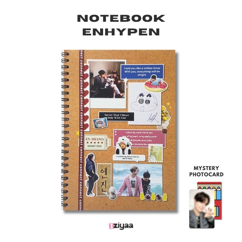 

NOTEBOOK ENHYPEN | BUKU ENHYPEN | ENHYPEN FANMADE [by Iziyaa]