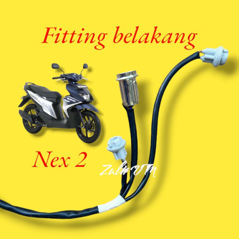 KABEL FITTING LAMPU BELAKANG SUZUKI NEX 1 NEX 2