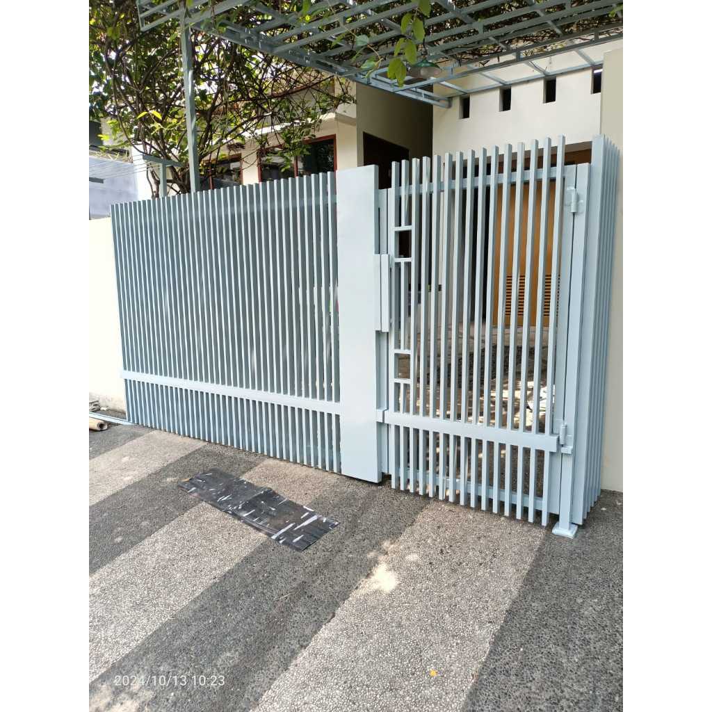 Gerbang,dorong,rumah,pagar,minimalis modern Bandung