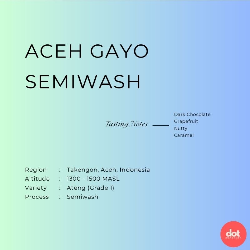 

Aceh Gayo Arabika Coffee Arabica Biji Kopi Bubuk - 200 gram, Biji Kopi