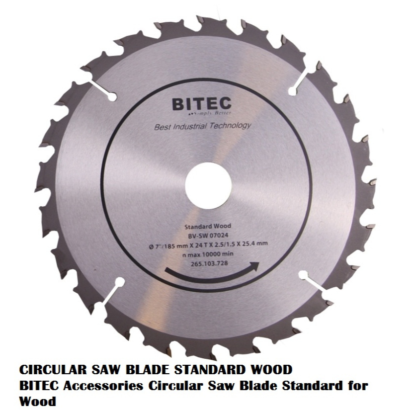 CIRCULAR SAW BLADE STANDARD WOOD  BITEC Accessories Circular Saw Blade Standard for Wood