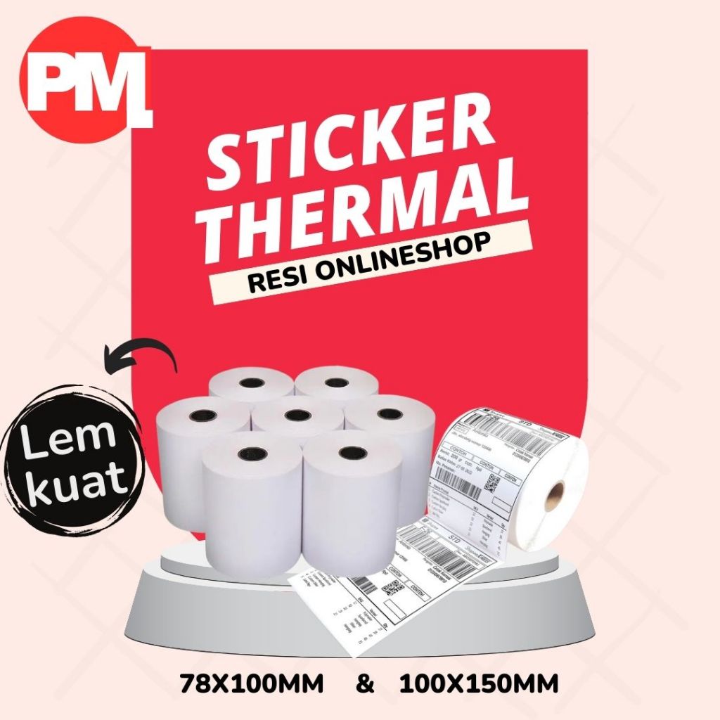 

Label Stiker Thermal direct thermal 70x100 100x100 sticker onlineshop