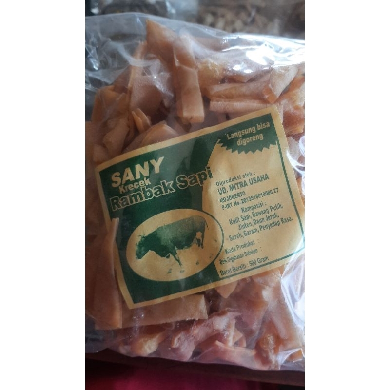 

Rambak Kulit Sapi 500 Gr (Tanpa Jemur)