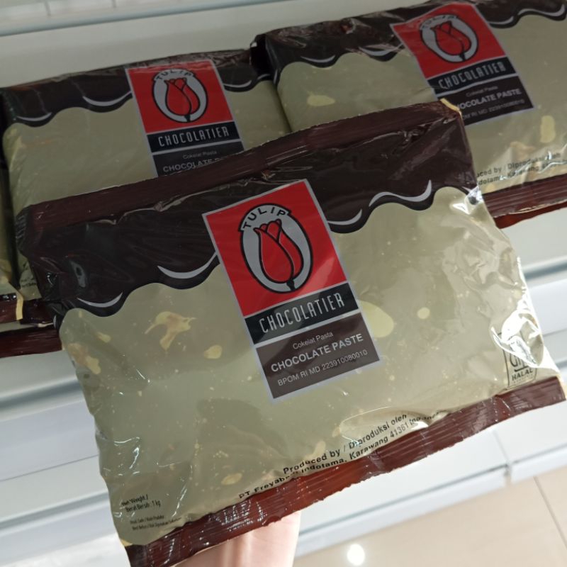

Tulip Filling Chocolate Paste 1 kg Selai Pasta Coklat Isian Roti Kue Cake Bolu Brownies
