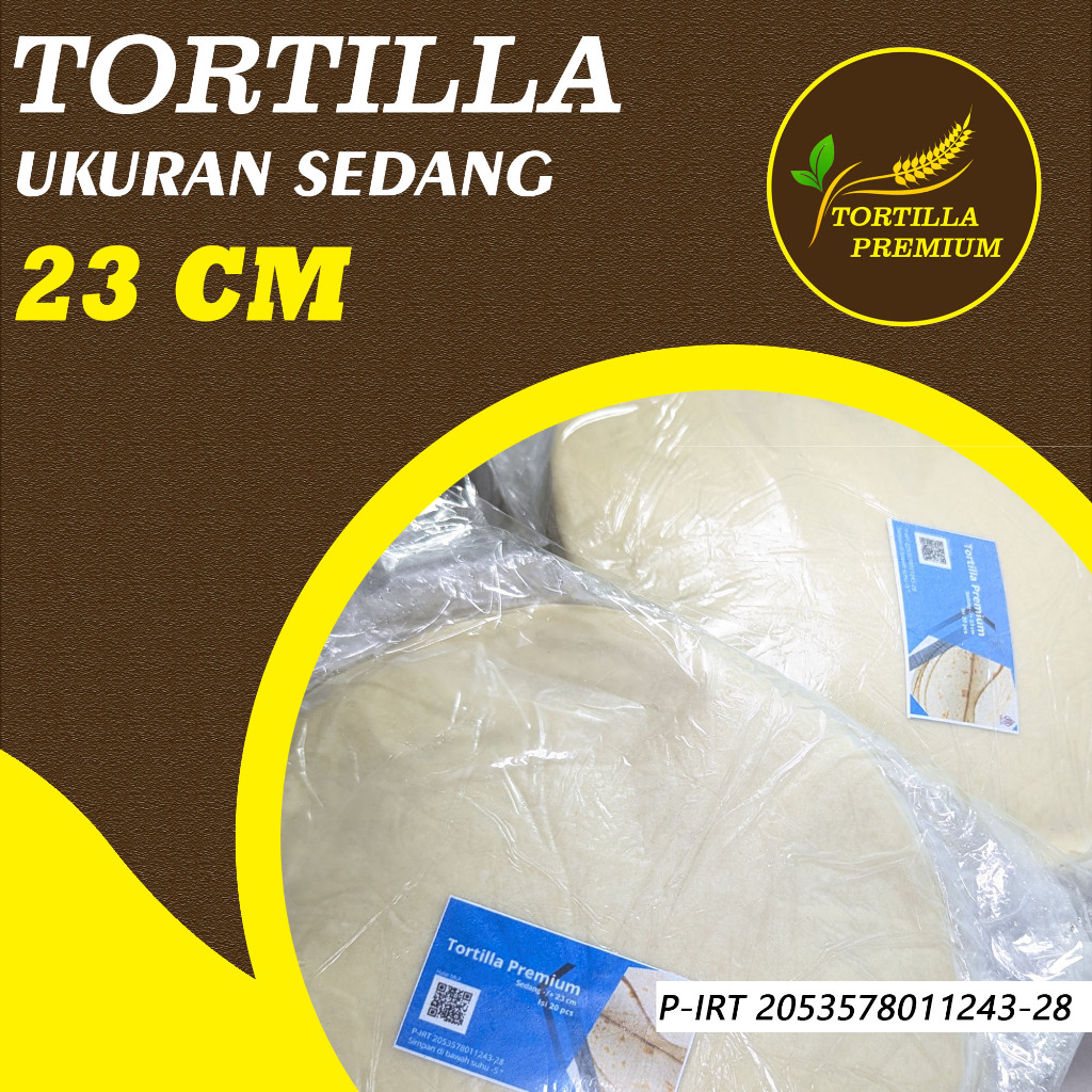 

TORTILLA PREMIUM SEDANG Kulit Kebab Tortilla