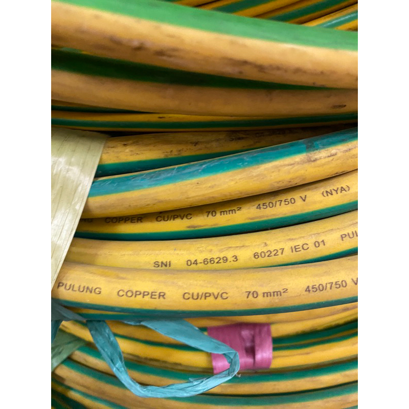 kabel NYA 70mm Kabel NYY meteran per 1 meter merk PULUNG/ MULTI