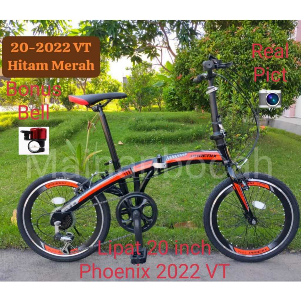 TERMURAH SEPEDA LIPAT 20 PHOENIX 2022 VT LIPAT 20 INCH PHOENIX 2022