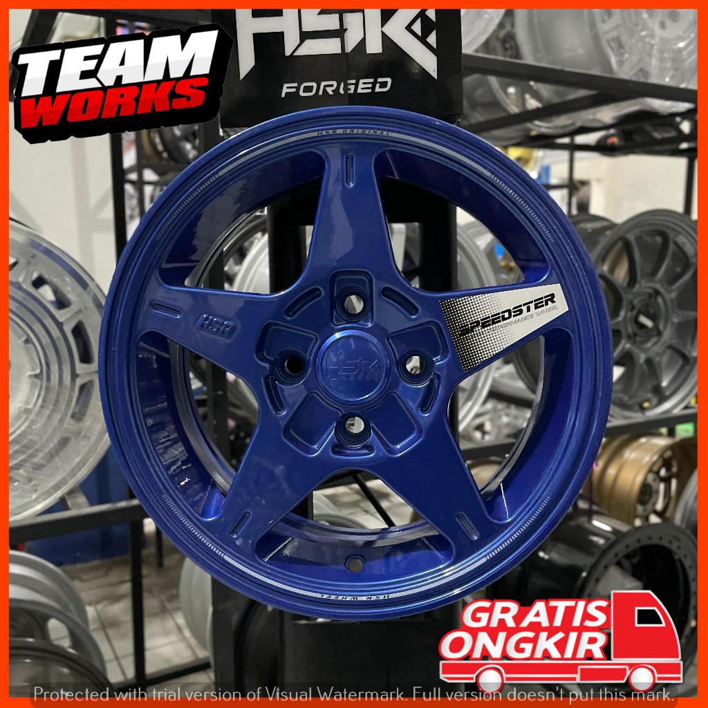 VELG RING 15 RACING MOBIL CERIA WONDER GETZ AVEO SPARK R15 HSR SPEEDSTER R15 VELAG BINTANG BIRU