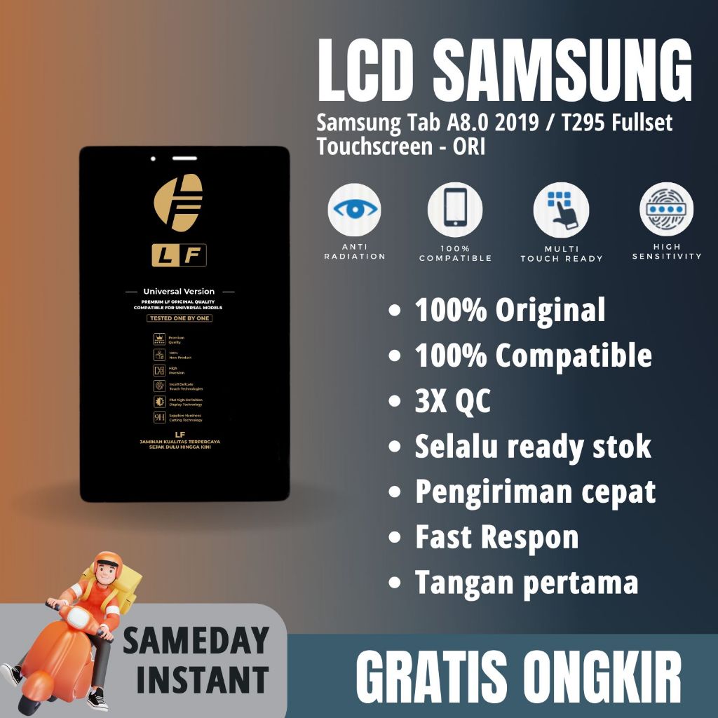 LF - LCD Samsung Tab A8.0 2019 / T295 Fullset Touchscreen  - ORI